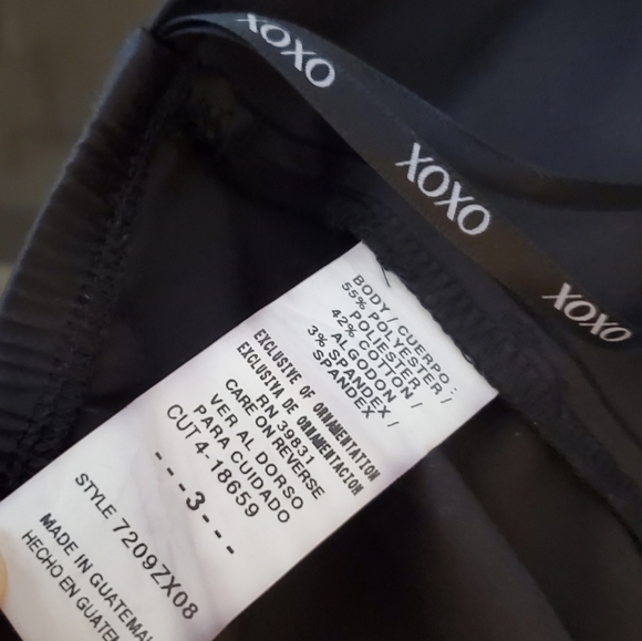 XOXO Black Sleeveless Mini Dress - Picture 6 of 7